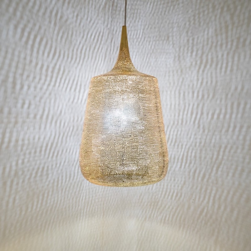 HANGING LAMP TRP FLSK GOLD PLATED - HANGING LAMPS